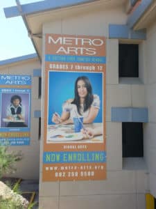 Metro Arts banner