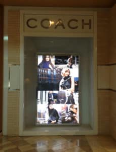 coach retail graphics store decor