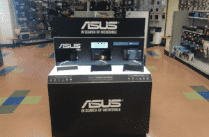 asus point of purchase displays