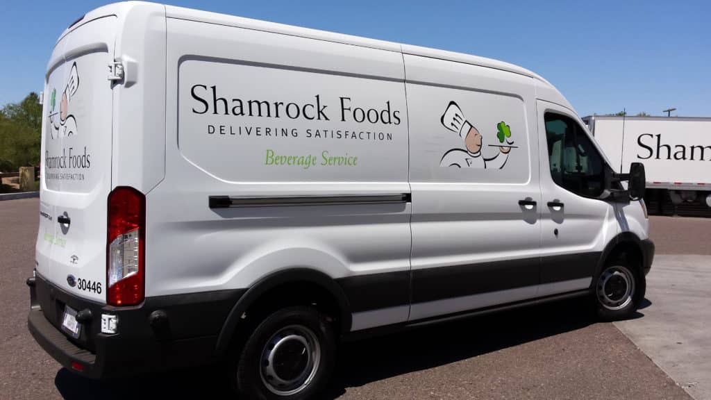 Shamrock foods Fleet & vehicle wrap
